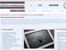 Tablet Screenshot of hoffmann-consultingservices.de